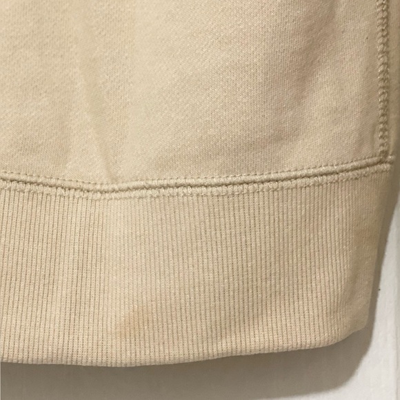 Abercrombie & Fitch Cream Zip Up Hoodie Size S - Picture 7 of 14